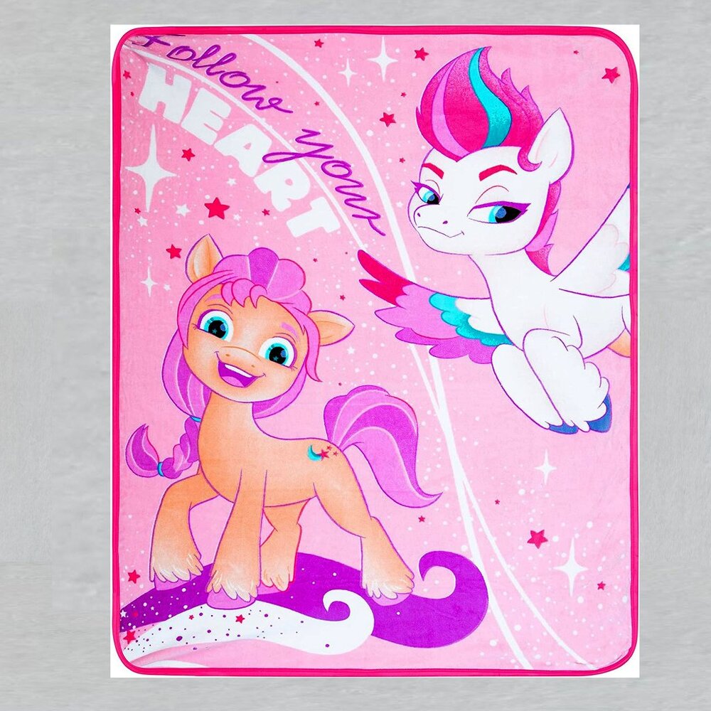 My Little Pony Starry Dreams Plush Throw Blanket Measures 46 x 60 Inches